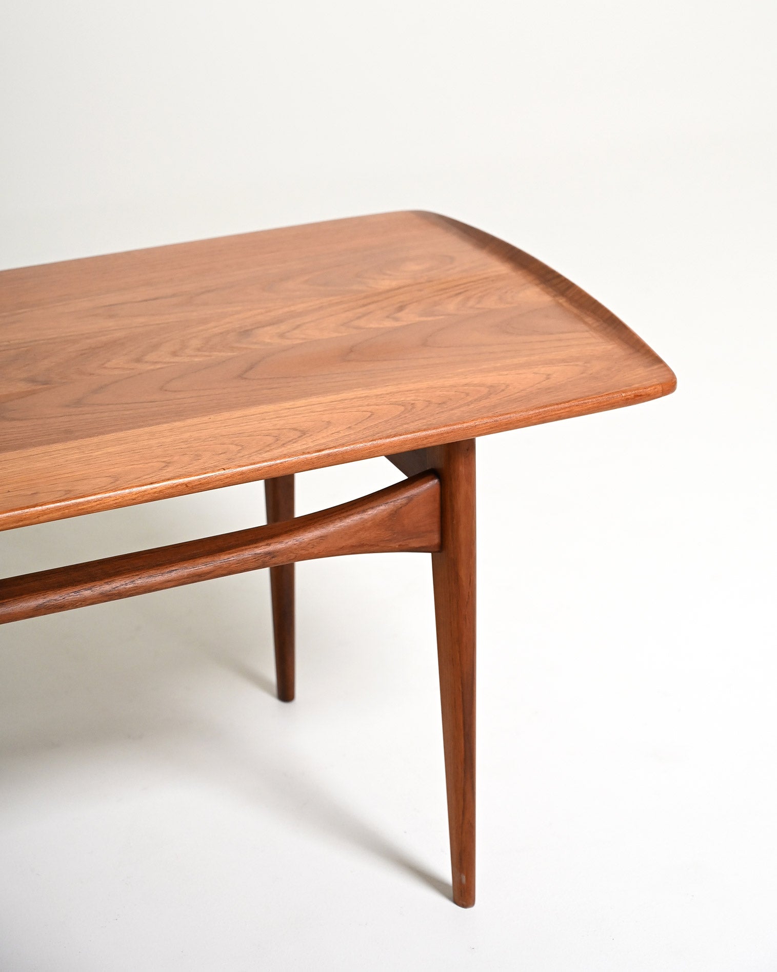 Tavolino da caffè di Tove & Edvard Kind-Larsen in teak, Danimarca, anni '60