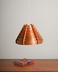 Lampada a sospensione in pino svedese nello stile di Hans Agne Jakobsson, anni '60