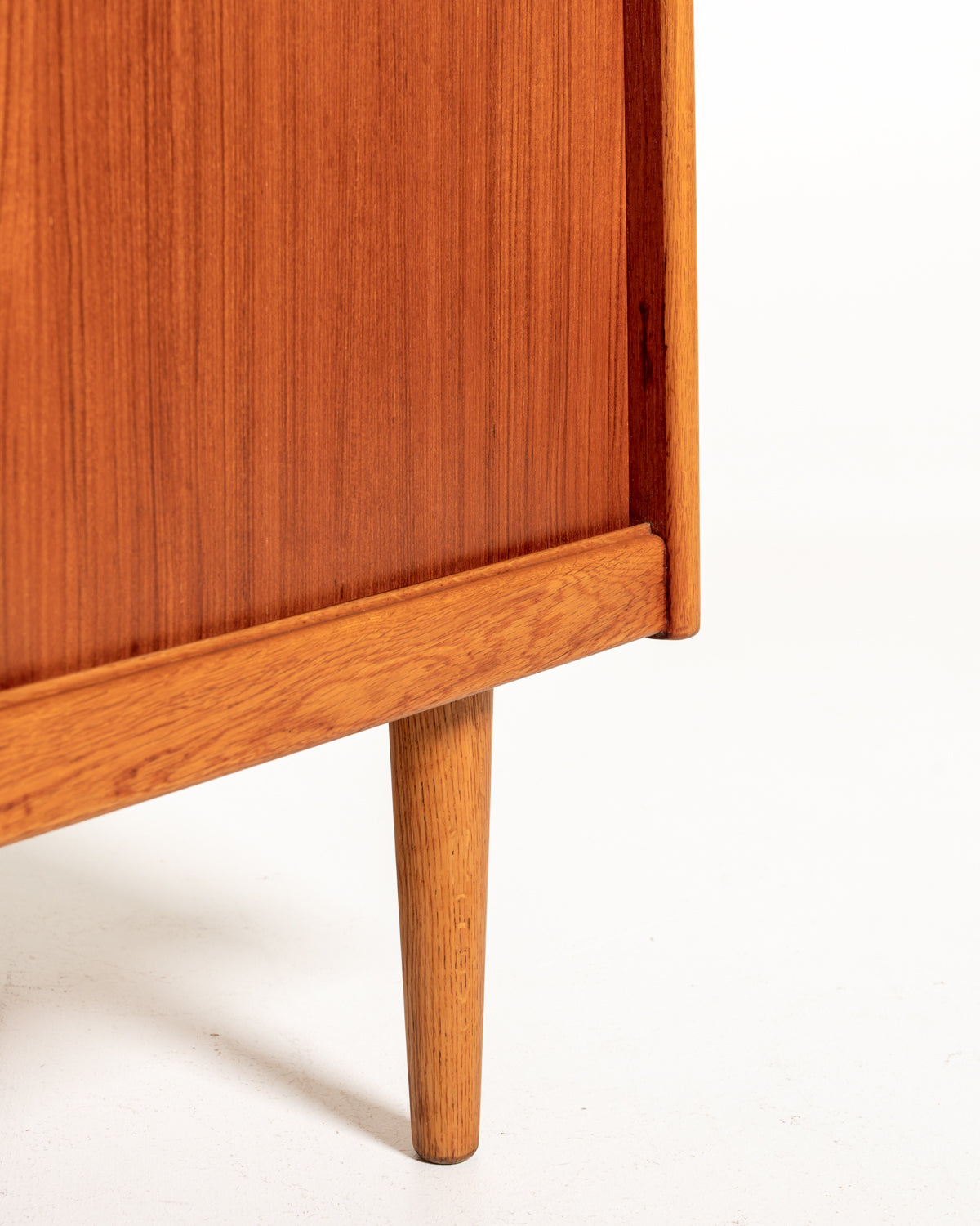 Libreria con scrittoio scandinava in teak, anni ’60