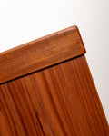 Panchetta scandinava a listelli in teak, anni ’60