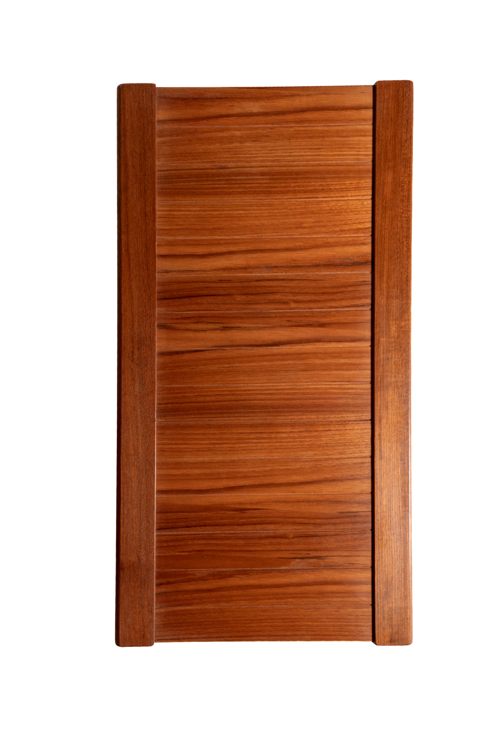 Panchetta scandinava a listelli in teak, anni ’60