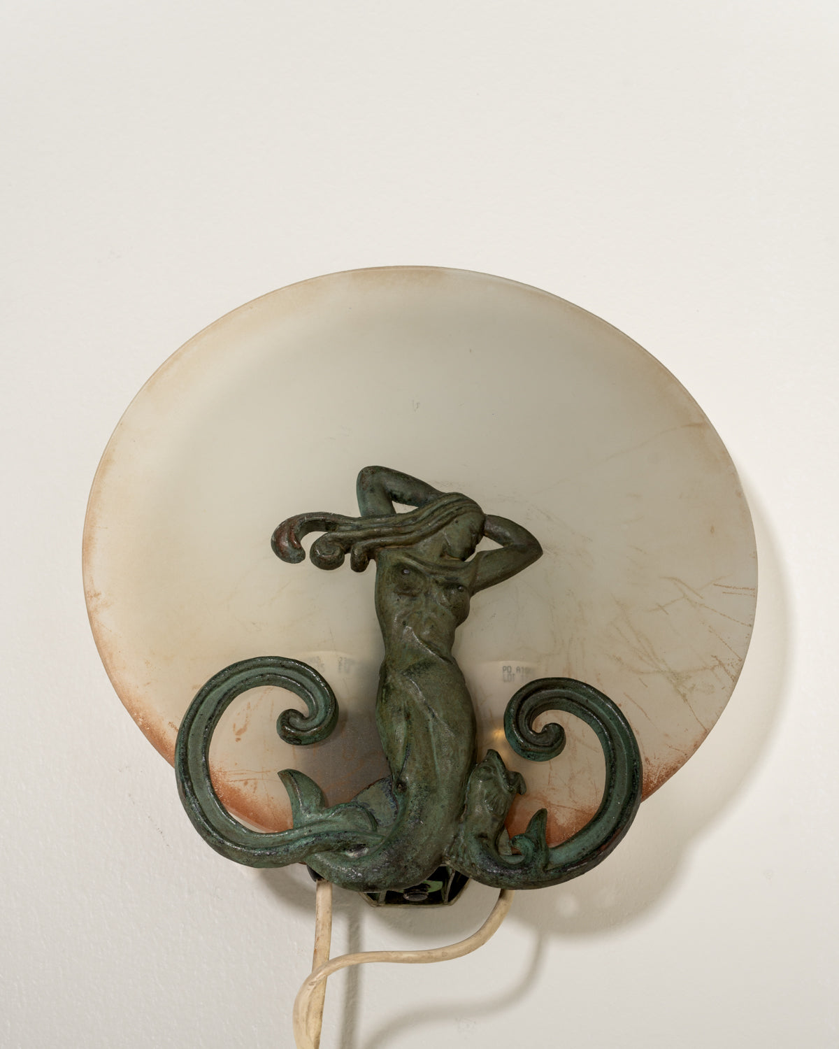 Applique scandinava con figura femminile, primi ’900