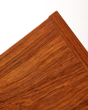 Sideboard danese in teak con tre ante, anni ’60/’70