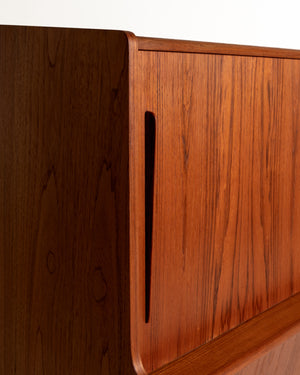 Credenza alta danese in teak anni '60