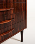 Secrétaire danese in palissandro, anni ’50/’60
