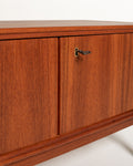 Piccolo mobile contenitore scandinavo in teak anni '60