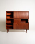 Highboard danese in teak con vano bar