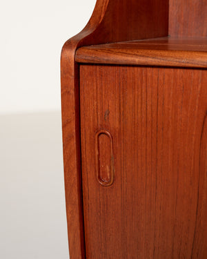 Highboard danese in teak con vano bar