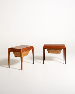 Coppia di comodini modello 35 di Severin Hansen per Haslev, anni ’60