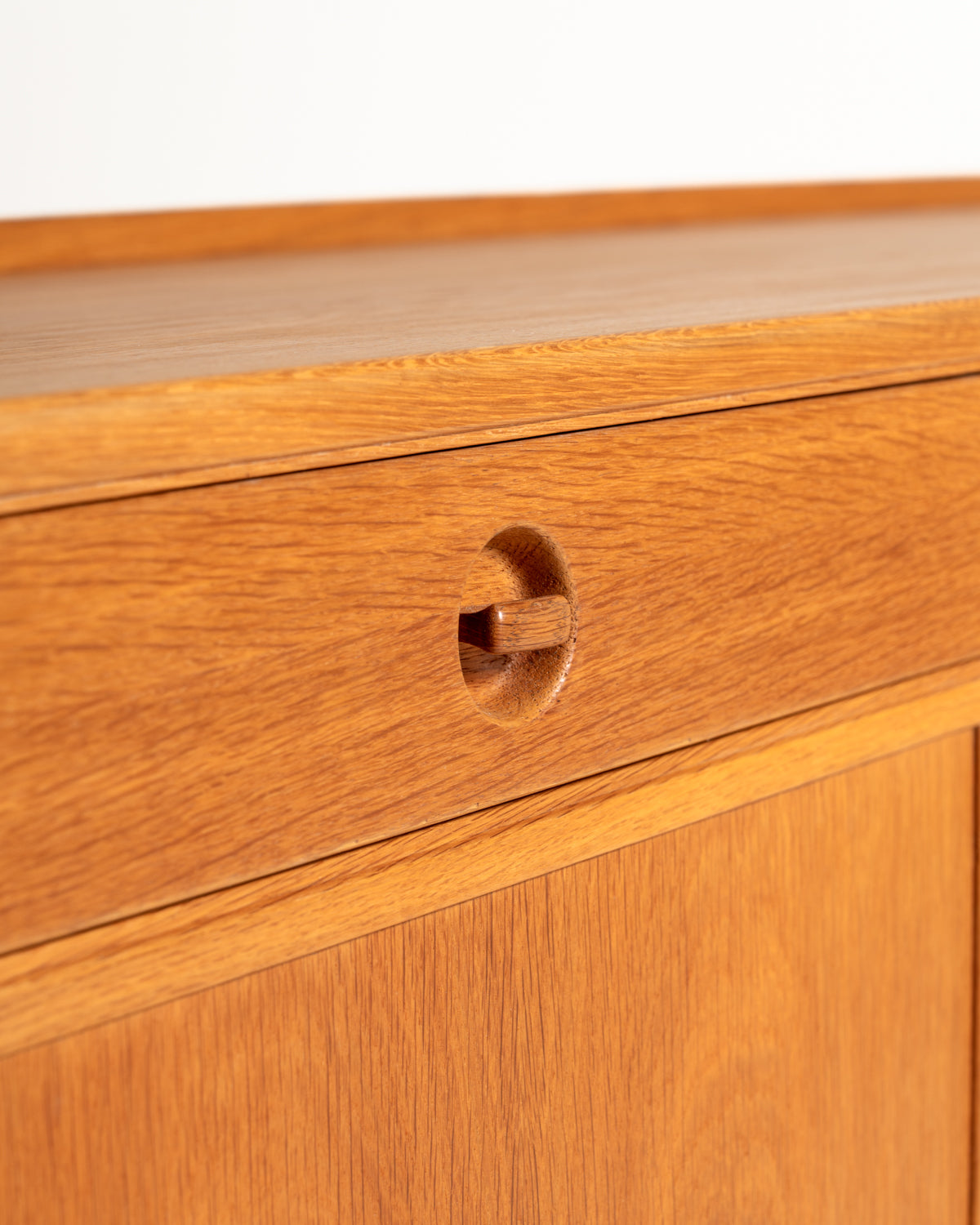 Sideboard in rovere di Skaraborgs Möbelindustri, Svezia, anni ’60