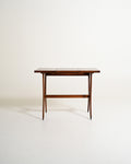 Toeletta vintage in teak con specchio integrato, anni '60