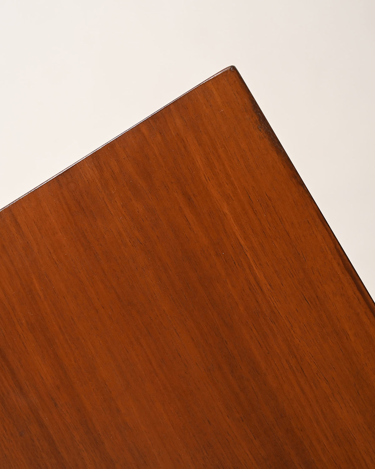 Toeletta vintage in teak con specchio integrato, anni '60
