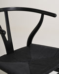 Set di 8 sedie “Wishbone Chair” “CH24” di Hans J. Wegner, anni '90