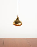 Lampada a sospensione in ottone di Scandi-Lamp, anni ’60/’70