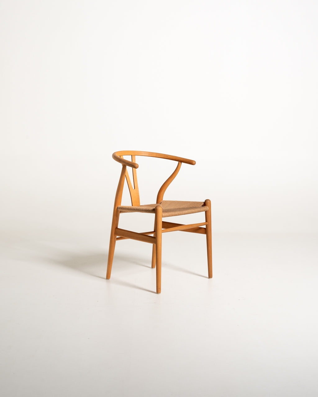 Set di quattro CH24 “Wishbone Chair” di Hans J. Wegner, design 1950