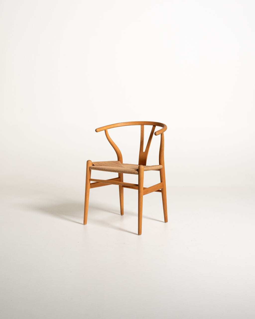 Set di quattro CH24 “Wishbone Chair” di Hans J. Wegner, design 1950