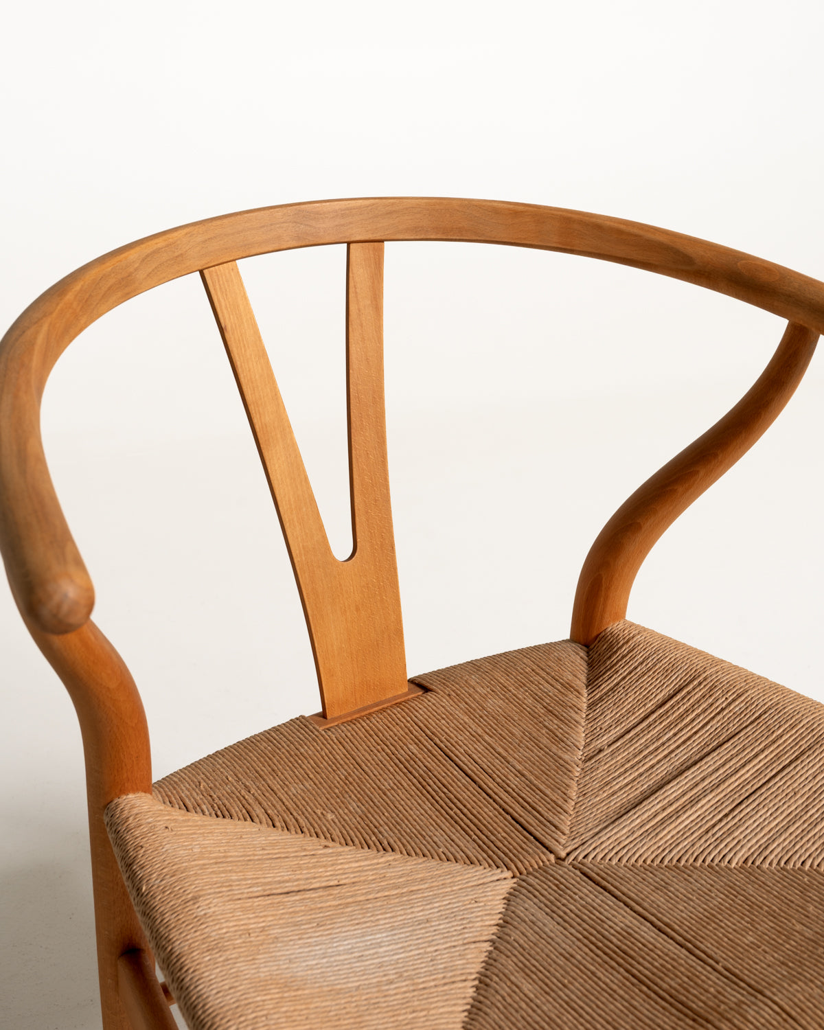 Set di quattro CH24 “Wishbone Chair” di Hans J. Wegner, design 1950