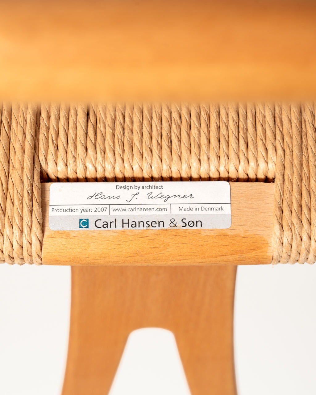 Set di quattro CH24 “Wishbone Chair” di Hans J. Wegner, design 1950