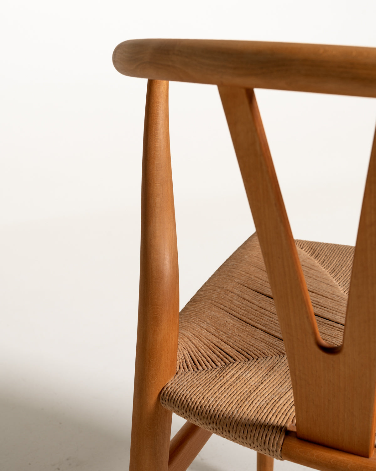 Set di quattro CH24 “Wishbone Chair” di Hans J. Wegner, design 1950