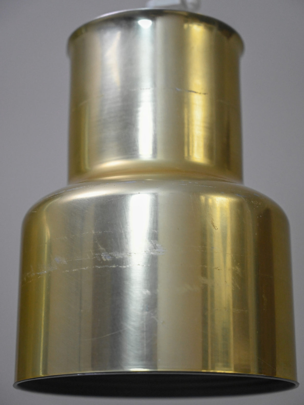 Coppia di lampade a sospensione vintage oro 4