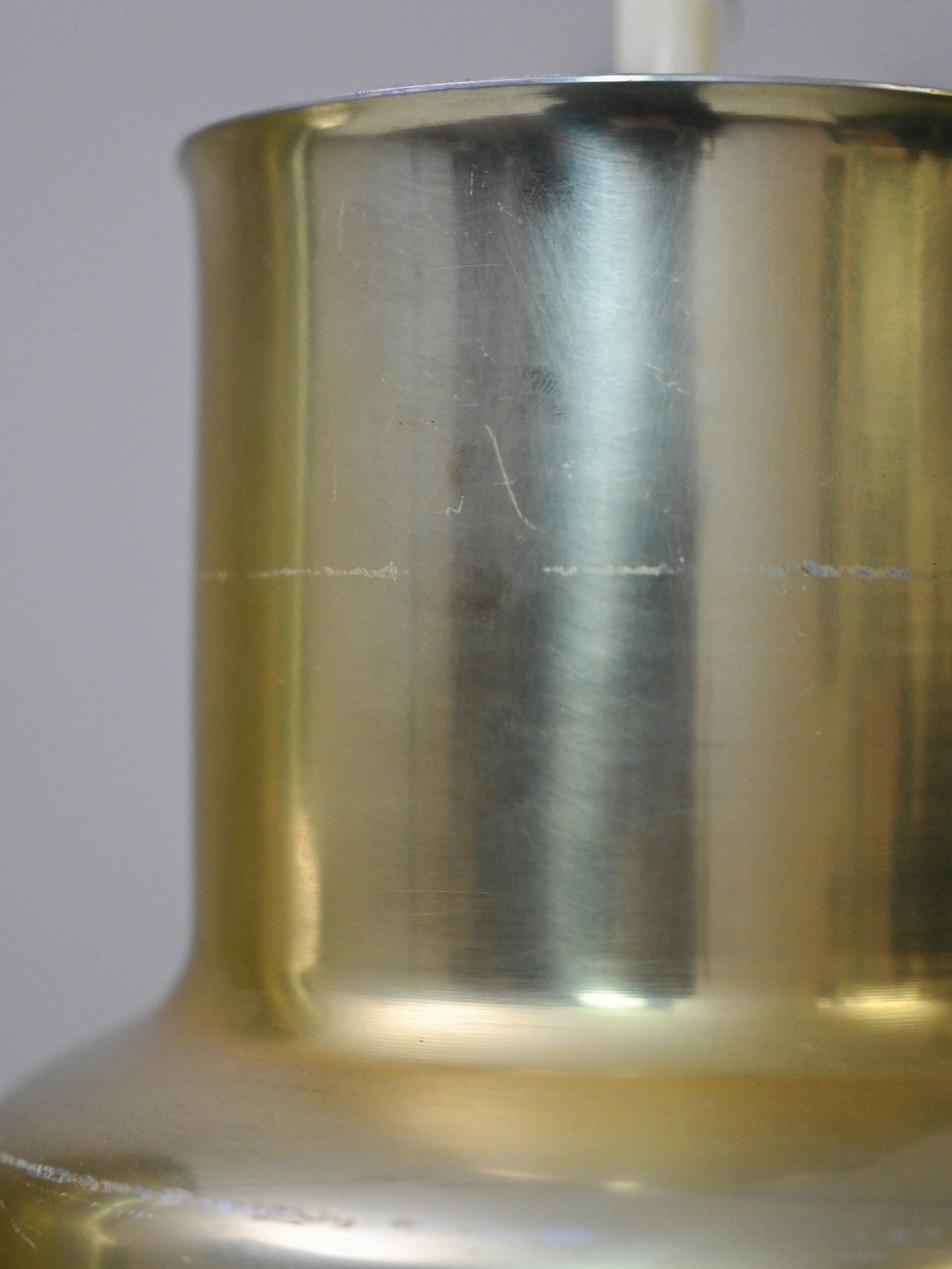 Coppia di lampade a sospensione vintage oro 6