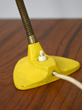 Lampada da tavolo gialla vintage 4
