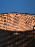 Lampada a piantana con paralume in rattan 9