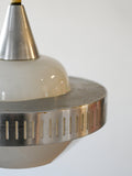 Lampade a sospensione in vetro e metallo 6