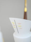 Lampada a sospensione vintage con opaline 5