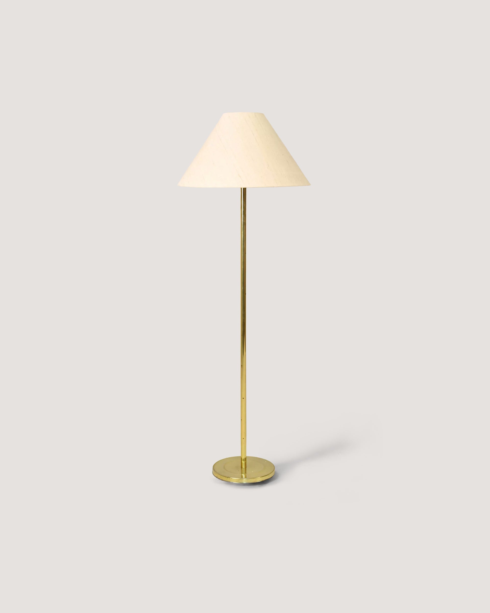 Lampada da terra vintage con base oro