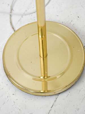 Lampada da terra vintage con base oro 3