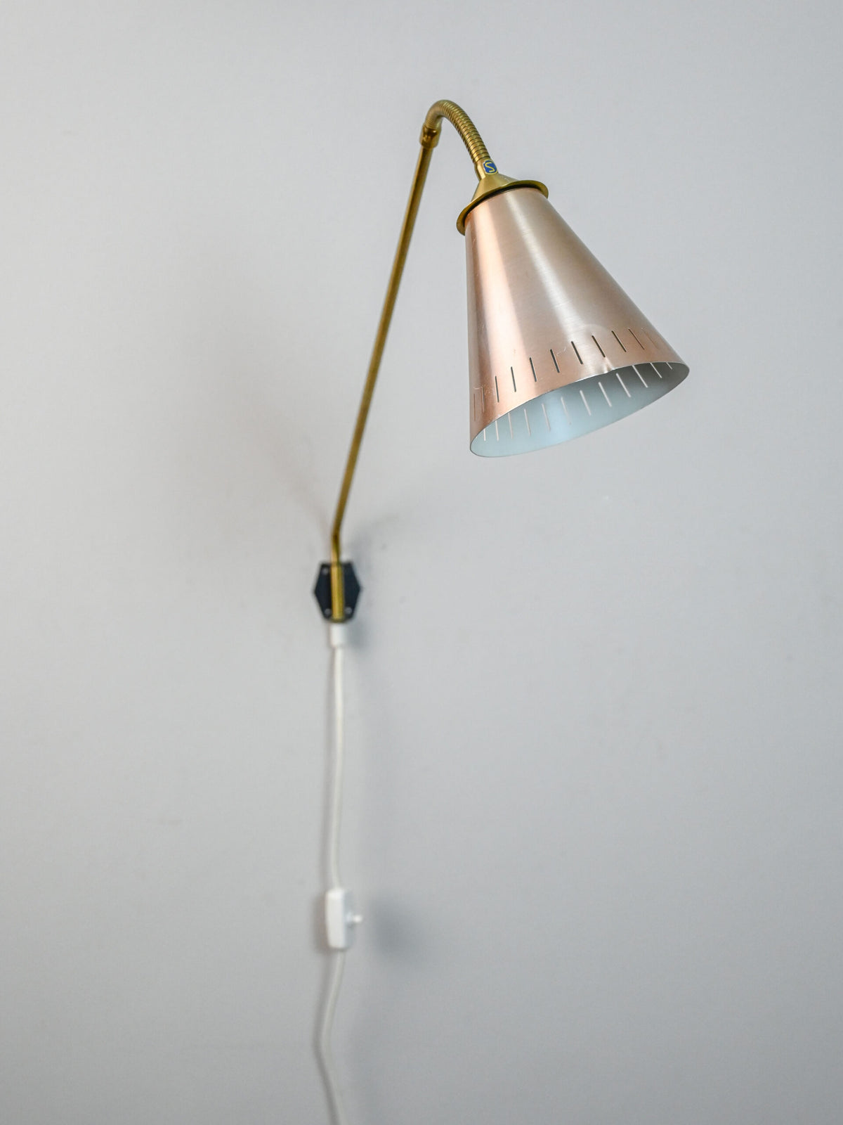 Lampada da parete vintage anni ‘50 1
