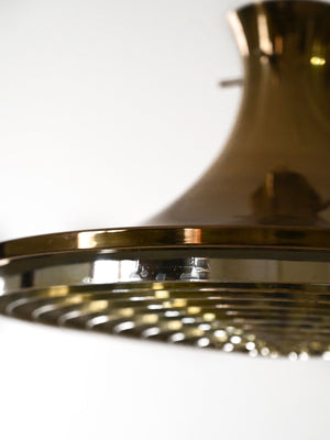 Lampada a sospensione dorata vintage 4